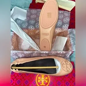 ★TORY BURCH★Minnie Travel Ballet Flats★Pink Brick Minnie Travel Ballet: Women's Designer Flats | Tory Burch